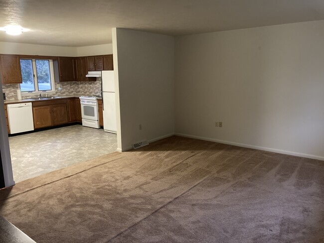 Living room & kitchen from entrance - 71 Baum St