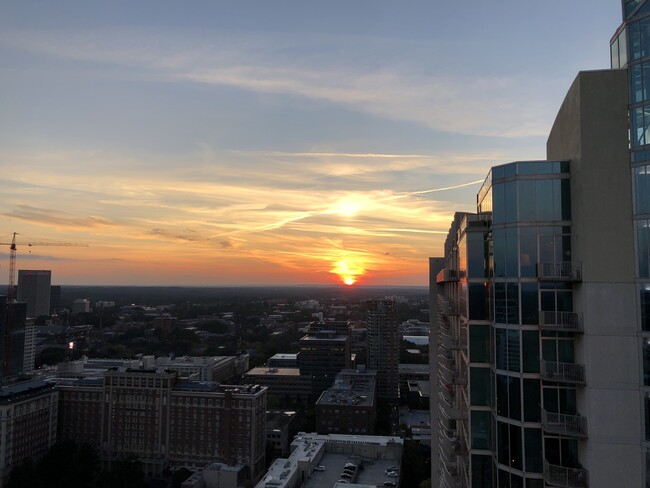 Balcony View - Looking West - 855 Peachtree St NE