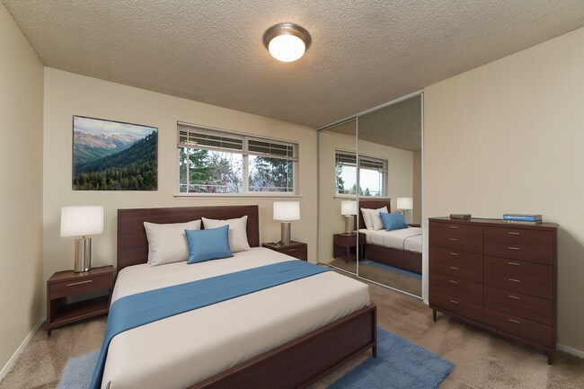Dormitorio preparado - Trellis on Orchard Apartments