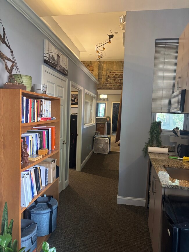 Hallway to Kitchen and Master Bedroom - 1412 Light St