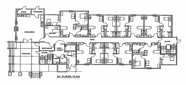 Plano de planta del 1° piso - Burnside Station