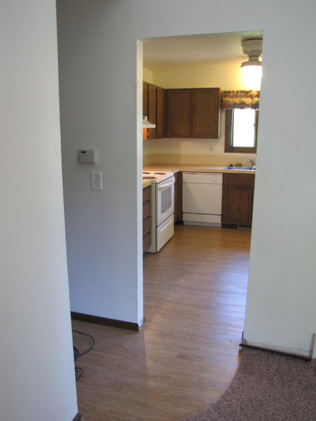 View from Livingroom to kitchen - 2421 Indiana Pl