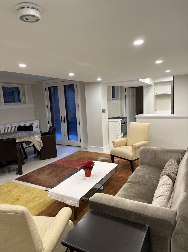 Living and Dining and Patio Door - 2137 R St NW