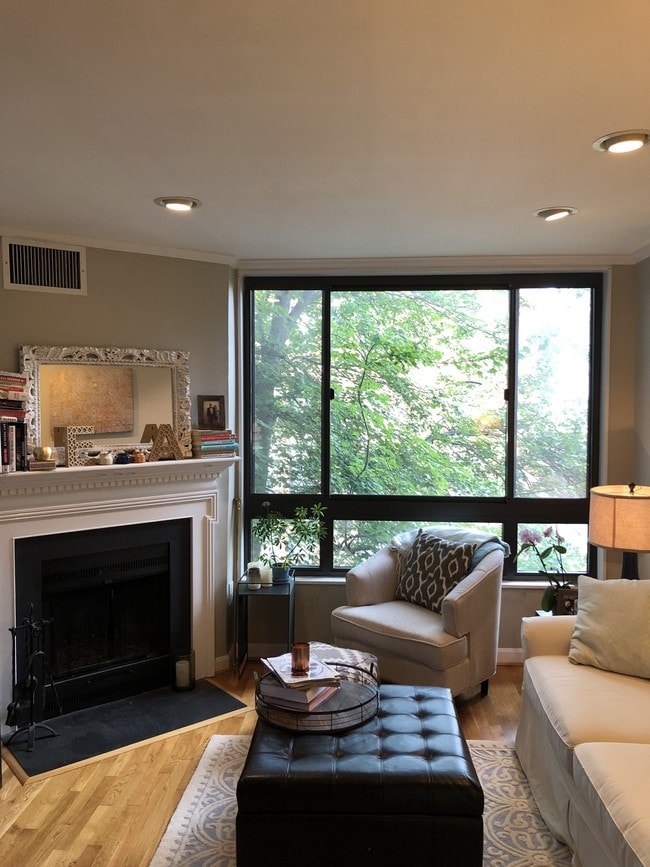 Wood Burning fireplace in the living room - 3825 Davis Pl NW