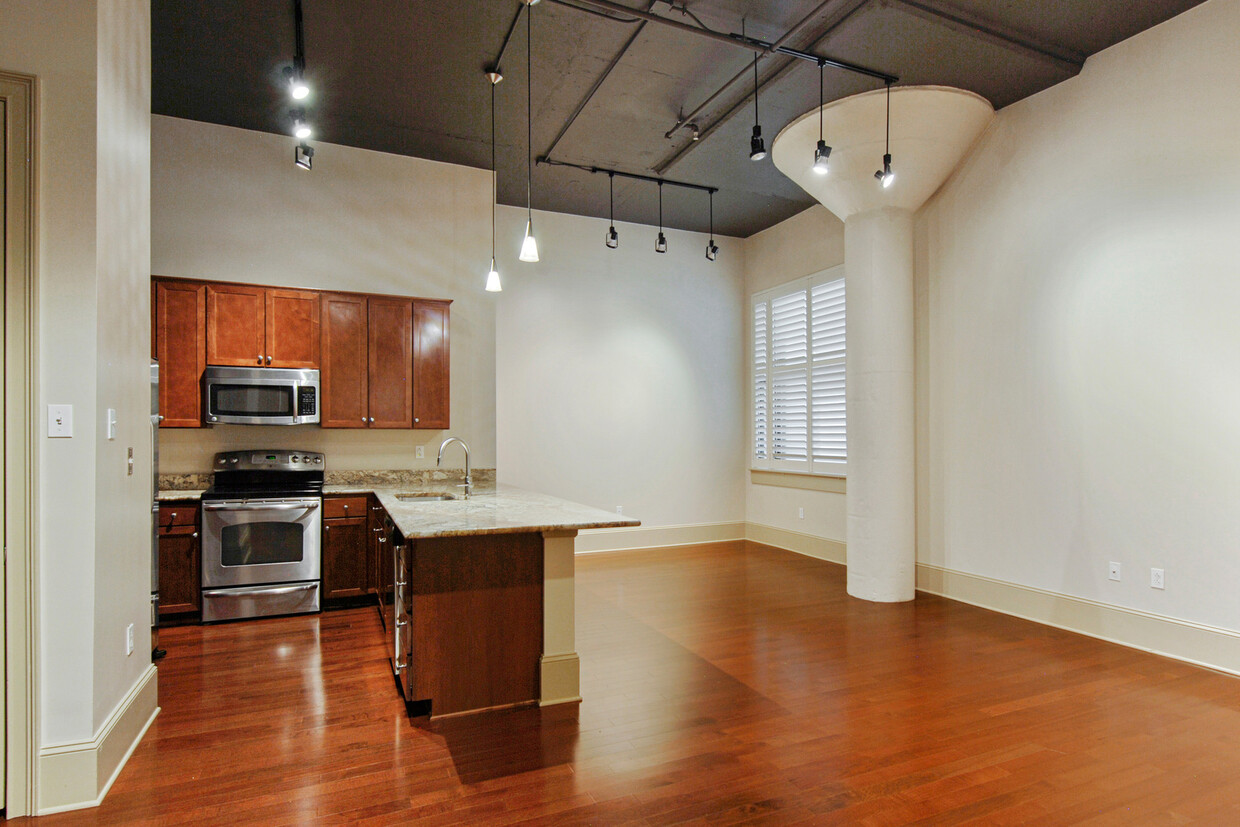Living/dining - 1201 Canal St