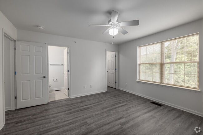 3BR, 3.5BA - 1,960SF - Primary Bedroom - The Pointe at Manorgreen Townhomes