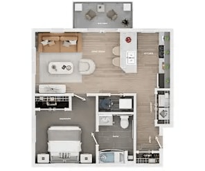Floorplan - Flats at Powell