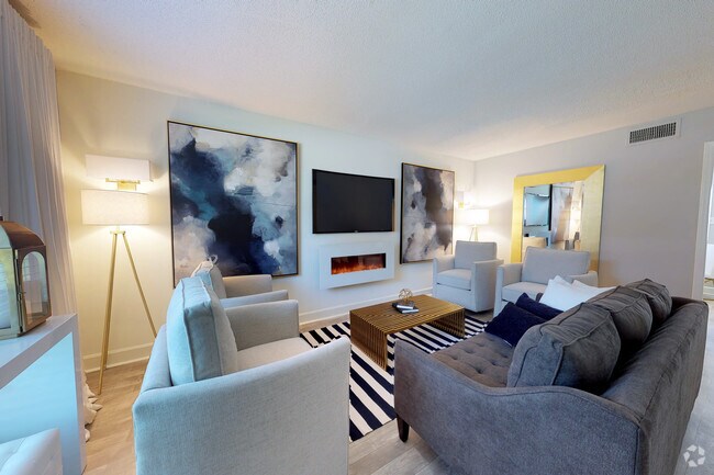 Sala de estar - Palmetto Creek Townhomes