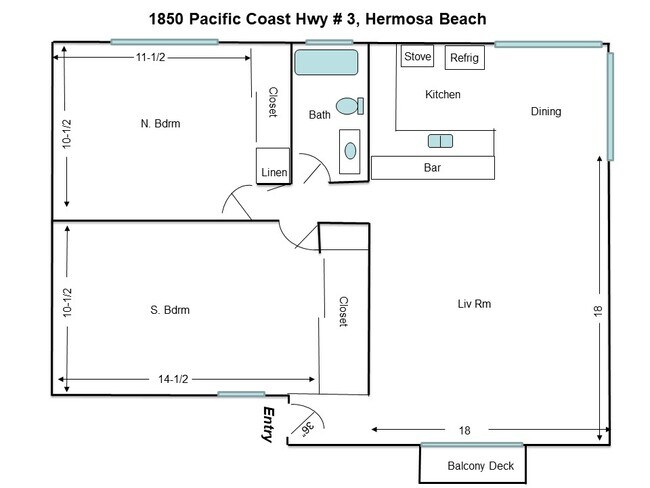 Layout - 1850 Pacific Coast Hwy