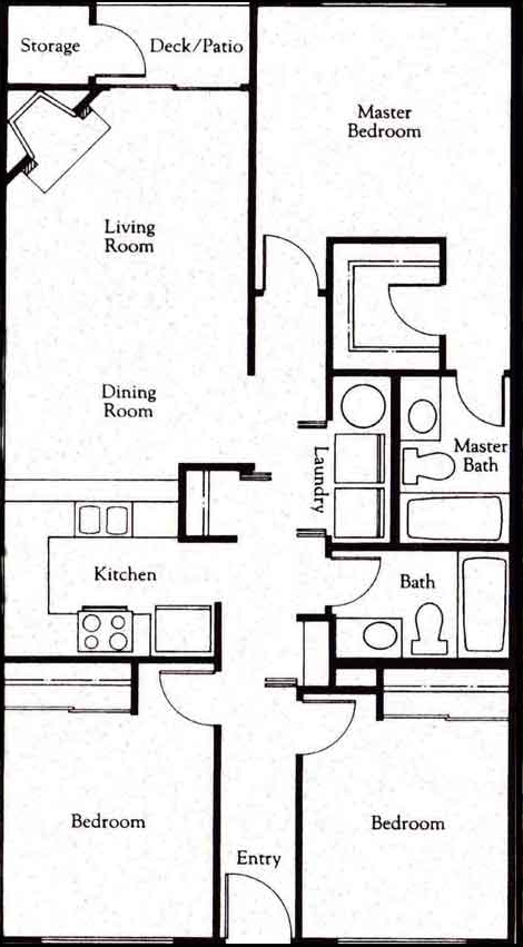 3BR/2BA - Poplar Lane Apartments