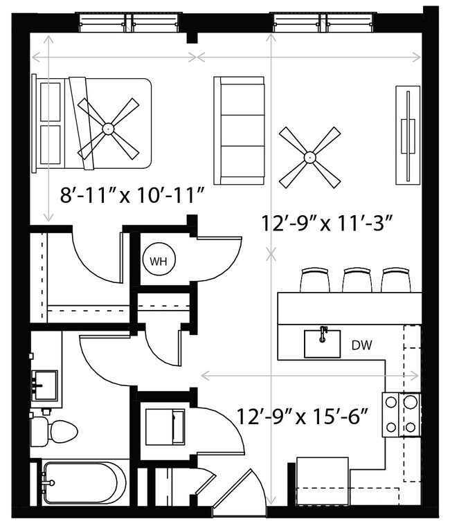 Plano de planta - Crest at Stones Branch