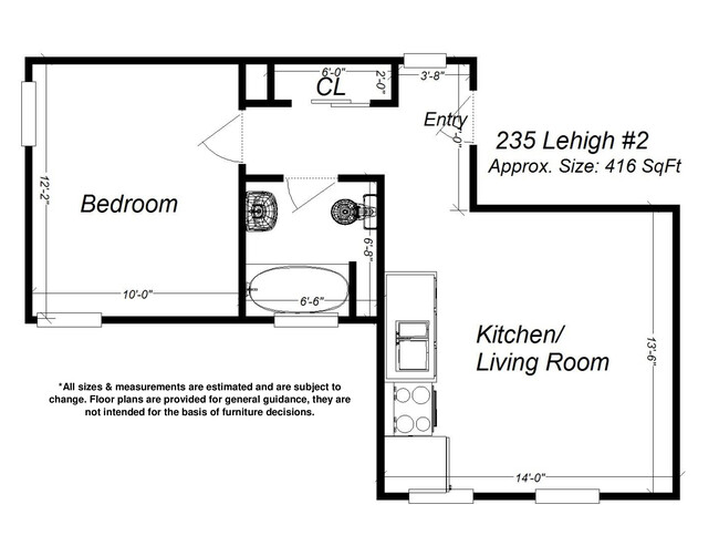 Floorplan - 235 Lehigh Ave