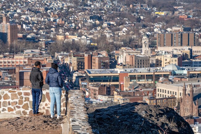 Admire scenic beauty at Garrett Mountain's Auto Overlook.