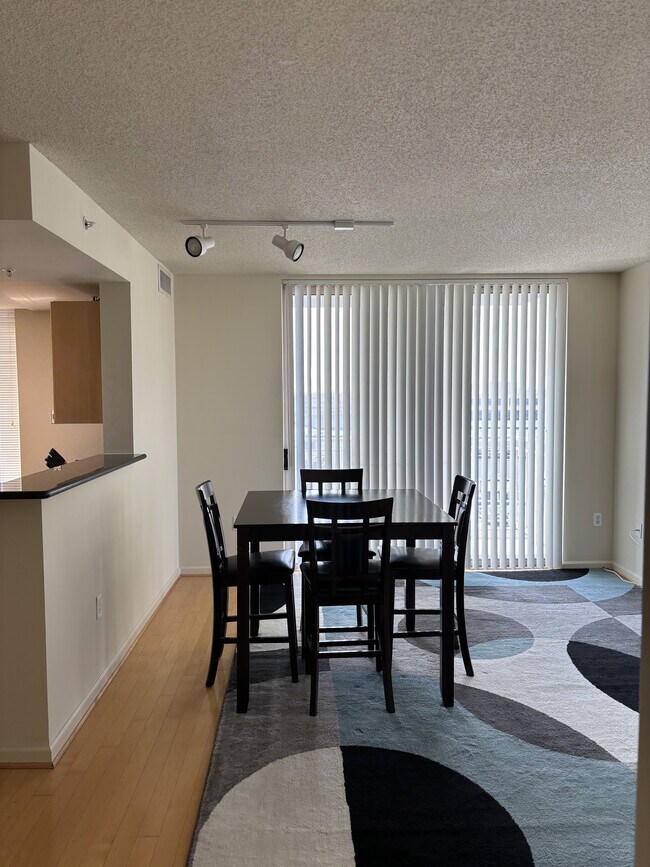Living room sliding door to balcony - 2726 Gallows Rd
