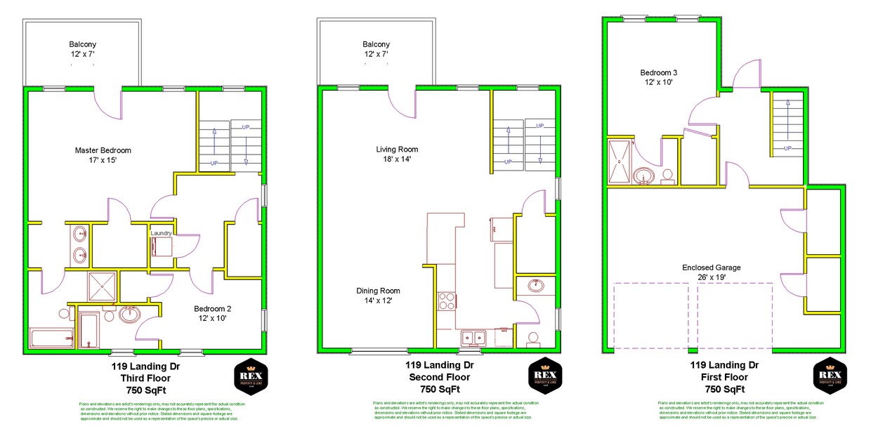 Primary Photo - 3 Story Townhome, New Wood Floors, Great W...
