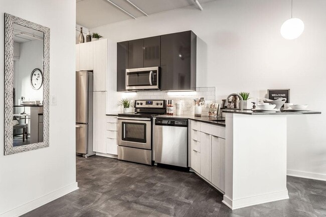2BR, 2BA - 1,044SF - Kitchen - Vim Vigor Lofts