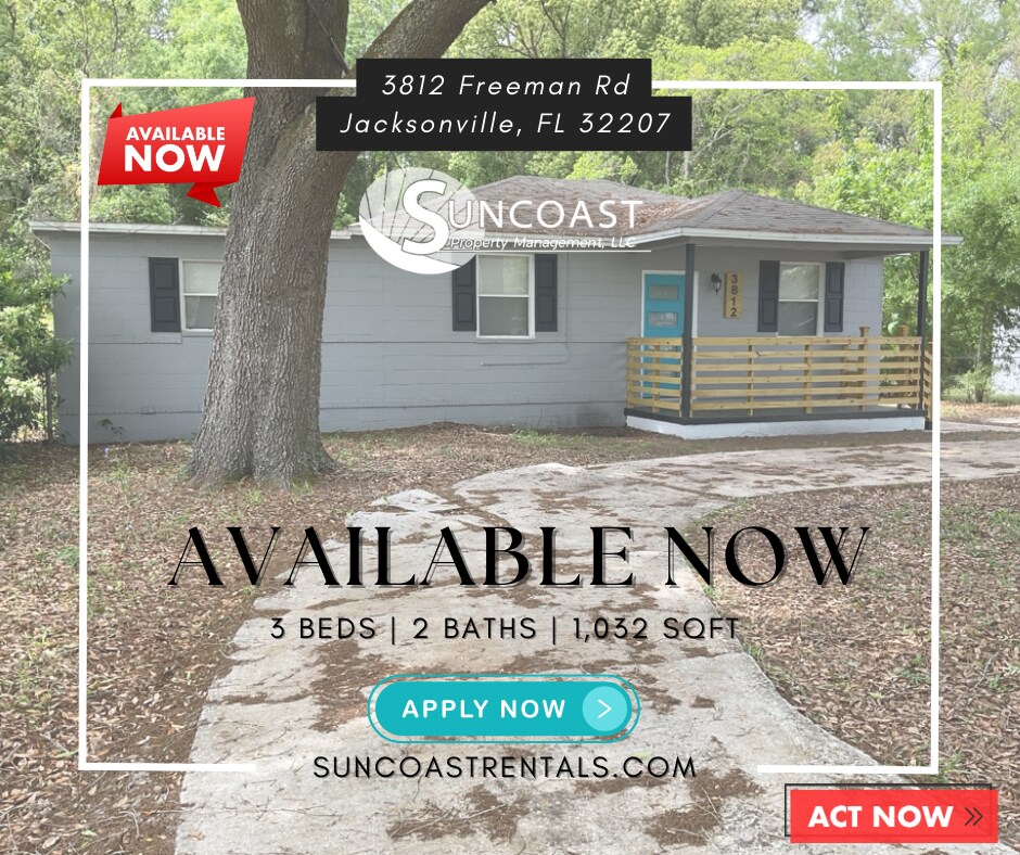 3812 Freeman Rd, Jacksonville, FL 32207 House Rental in Jacksonville