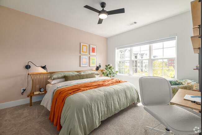 2BR, 2BA - 1,206SF - First Bedroom - The Hopewell Chapter