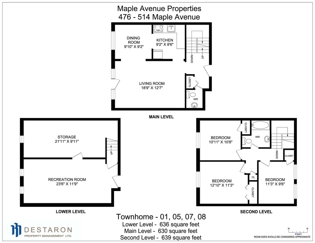 Plan d'étage - 476 Maple Avenue