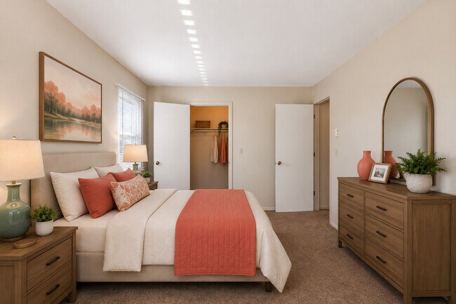 Dormitorio principal con vistas al jardín - Holland Crossing