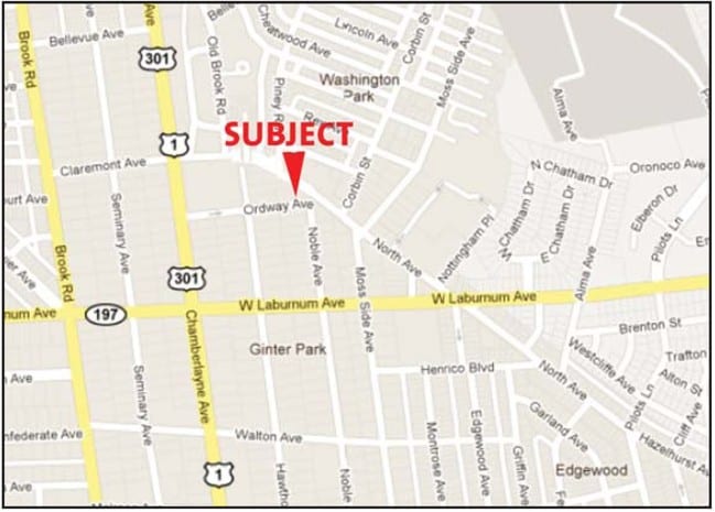 Map - 800 Ordway Ave