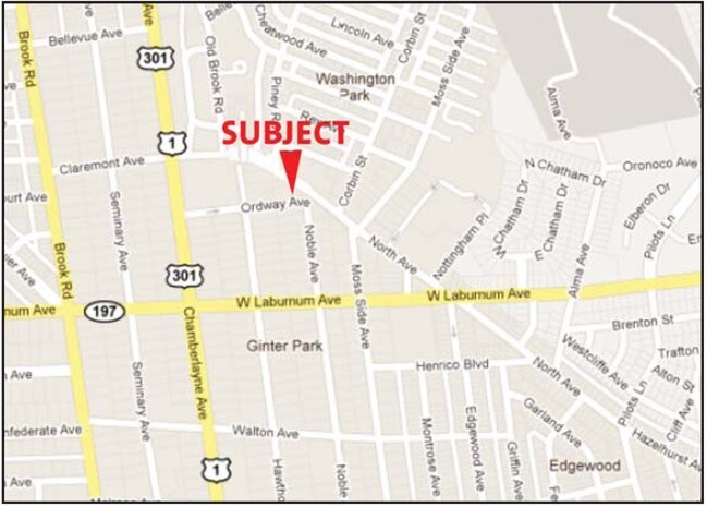 Mapa - 800 Ordway Ave