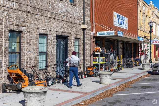 Shopping in downtown Fairburn.
