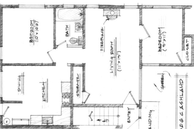 Floor Plan - 606 Ashland Ave