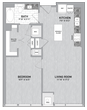 1 Bed 1 Bath-A1.3