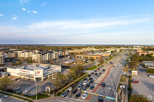 Corinth is close to many shopping stores and restaurants.