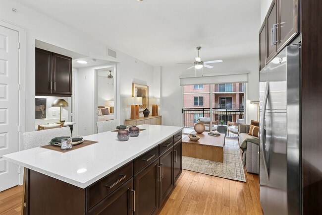 Open Kitchen with Kitchen Island - The William