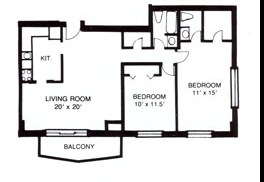 Bishop Park Apartments – 2 Bedroom High Rise