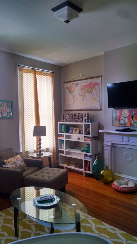 Living room front window - 1214 Allen Ave