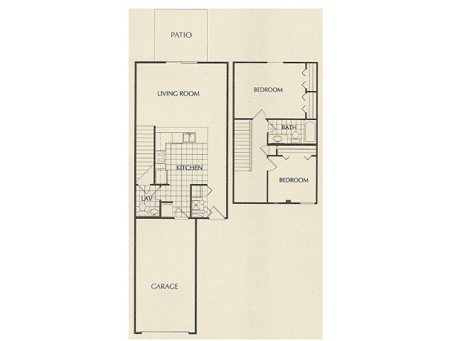 Sawgrass Apartments – 2 Bedroom Townhouse