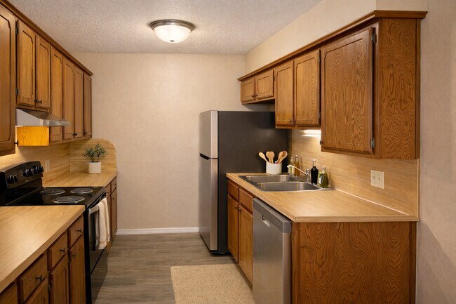 Cocina de Solara de 2 dormitorios - La Villa Apartments