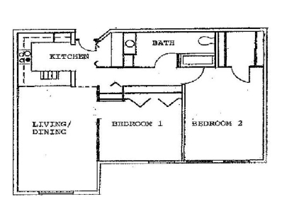 2HAB/1BA - Deck Park Vista