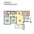 Two Bedroom / Two Baths Upstairs E