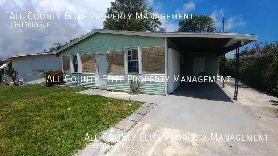 3/1 single family home in Riviera Beach House for Rent in Riviera