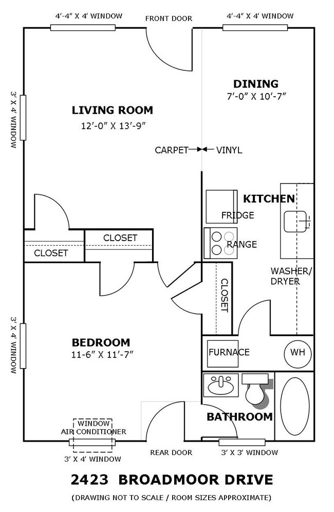 2423 Broadmoor Layout - 2423 Broadmoor Dr