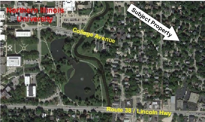 Aerial Photo - 325 College Ave