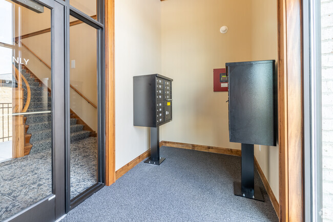 Indoor Mail and Package Room - City Hall Suites