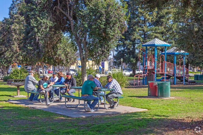 Gather with a group of friends and relax at Sanger Park.