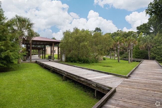 Crystal Lake Park is a scenic experience.