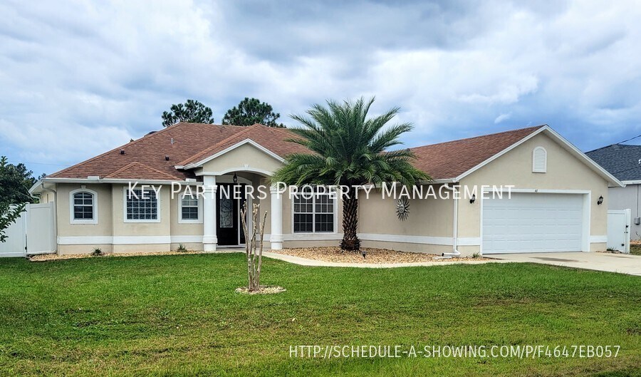 46 Freeland Ln Beautiful! House for Rent in Palm Coast, FL