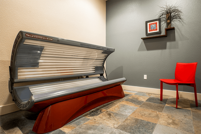 Decompress in our on-site tanning bed - Settlers Creek