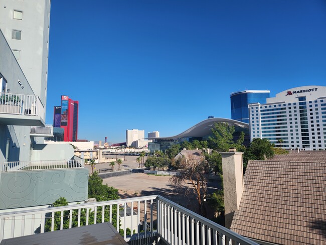 View from balcony - 360 E Desert Inn Rd