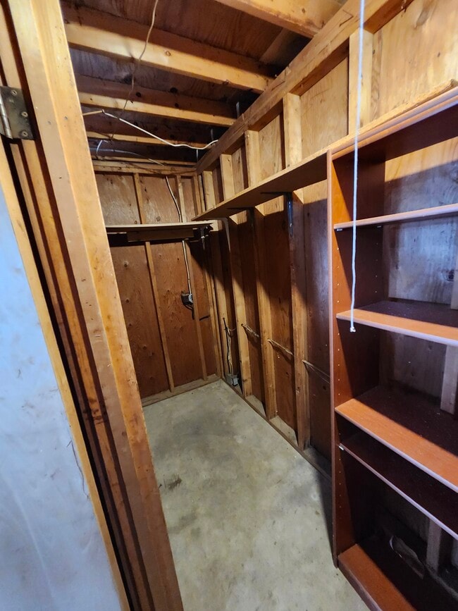 Storage room in garage. - 11820 Song St