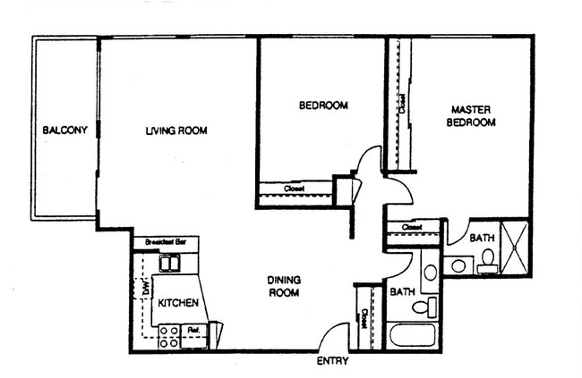 2BR/2BA - Baja La Jolla Apartments