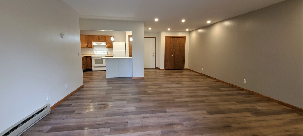Living, Dining and Kitchen - 1212 Grand Ave