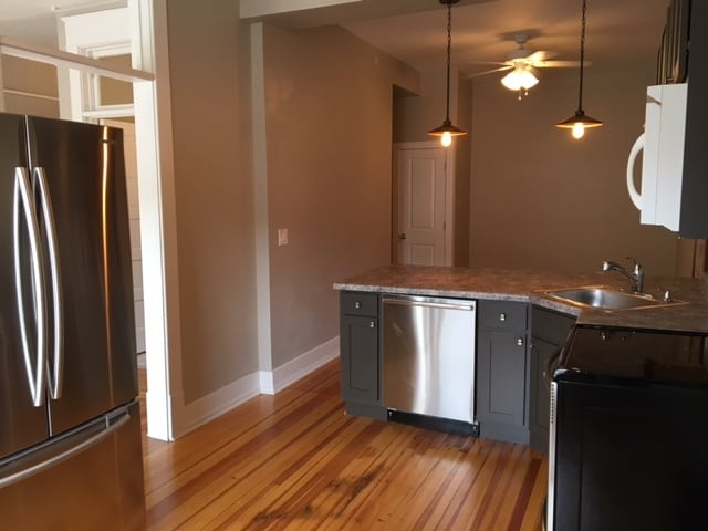 Kitchen looking into living room - 219 5th St